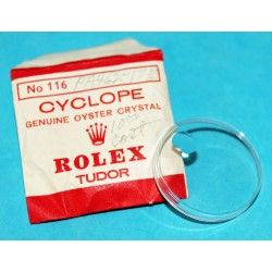 ROLEX VINTAGE VERRE ACRYLIQUE CYCLOPE ref 116 Montres Rolex GMT 1675, 16750, 16753, 16758, Freccione Explorer II 1655