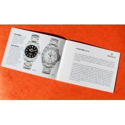 Vintage Genuine 2004 Rolex Explorer I & II Owners Manual Booklet French 114270, 14270, 16570