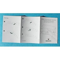 Rolex Cosmograph Daytona watch booklet, manual 116509, 116515, 116518, 116519, 116520, 116523, 116528, 116568, 116589