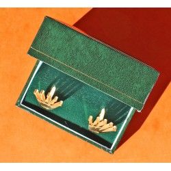 Rolex Rare Accessoire luxe Boutons de manchettes hommes 18kr plaqué or, Gold Plated Cufflinks avec Boite