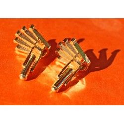 Rolex Rare Accessoire luxe Boutons de manchettes hommes 18kr plaqué or, Gold Plated Cufflinks avec Boite