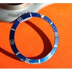 Rolex Summer 90's Faded Blue color Submariner Tutone 16803, 16613, 16808, 16618, Gold Watch Bezel Insert Part