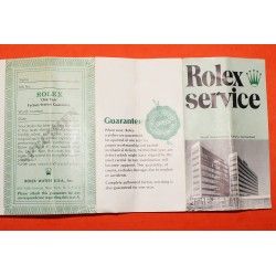 Rolex Blank 80's Warranty Paper Unfilled guarantee, DOCUMENT REGISTERED CERTIFICATE 1680, 5513, 6263, 1016, 16750