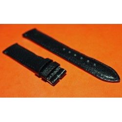 LEATHER STYLE STRAP BRACELET WATCHES 20mm BLACK COLOR