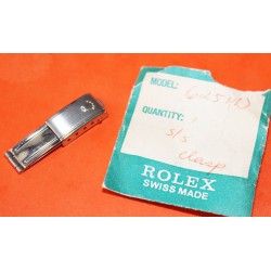 ROLEX RARE VINTAGE  LADIES DEPLOYANT CLASP 7204, 6251D "BIG LOGO" WATCHES BRACELETS 13mm RIVETS FOR RESTORE