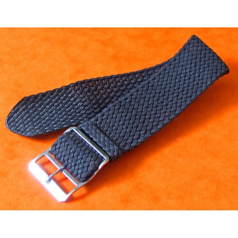 New Braided NATO Nylon Watch Strap - Black -25mm