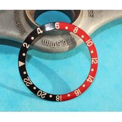 ROLEX Fat Font BEZEL watch Insert GMT Master II 16710, 16700, 16760 Sophia Loren, Fat Lady OEM Original FADED