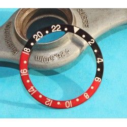 ROLEX Fat Font BEZEL watch Insert GMT Master II 16710, 16700, 16760 Sophia Loren, Fat Lady OEM Original FADED