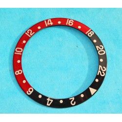 ROLEX Fat Font BEZEL watch Insert GMT Master II 16710, 16700, 16760 Sophia Loren, Fat Lady OEM Original FADED