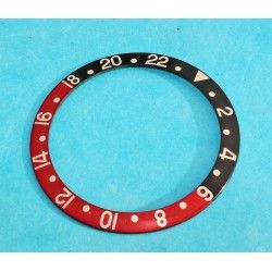 ROLEX Fat Font BEZEL watch Insert GMT Master II 16710, 16700, 16760 Sophia Loren, Fat Lady OEM Original FADED