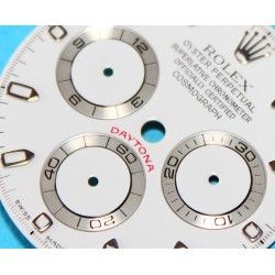 AUTHENTIQUE CADRAN DE MONTRE ROLEX COSMOGRAPH DAYTONA 116520 BLANC -NEUF--CAL 4130