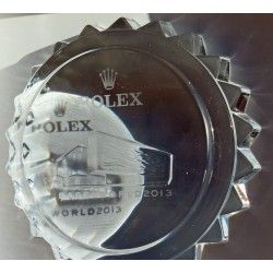 ♛ Collectible Rolex Triplock Submariner crown stainless steel key ring, keychain, holder baselworld 2011, collectables goodies ♛