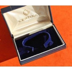 CERTINA VINTAGE COLLECTIBLE BLUE WATCH CASE BOX 1960 s