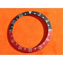 ROLEX Fat Font BEZEL watch Insert GMT Master II 16710, 16700, 16760 Sophia Loren, Fat Lady OEM Original FADED