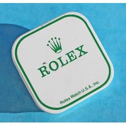 Vintage 50's Rolex Watch Part White & green Tin Box Display Metallic Container Rolex Watch USA Inc