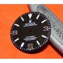 ROLEX CADRAN 3-6-9 NOIR CHIFFRES ARABES MONTRE EXPLORER 214270 Ø30mm CAL 3132