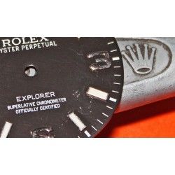 ROLEX CADRAN 3-6-9 NOIR CHIFFRES ARABES MONTRE EXPLORER 214270 Ø30mm CAL 3132