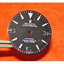 ROLEX CADRAN 3-6-9 NOIR CHIFFRES ARABES MONTRE EXPLORER 214270 Ø30mm CAL 3132