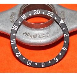 ROLEX VINTAGE & RARE FAT FONT INSERT SERIFS GRADUE DE LUNETTE MONTRES GMT MASTER II 16700, 16710, 16760 FAT LADY FADED