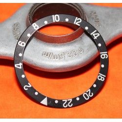 ROLEX VINTAGE & RARE FAT FONT INSERT SERIFS GRADUE DE LUNETTE MONTRES GMT MASTER II 16700, 16710, 16760 FAT LADY FADED