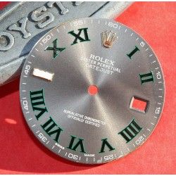 Rolex Rare Original Black Metal color Men's oyster Perpetual Datejust Watch Dial Ø24mm