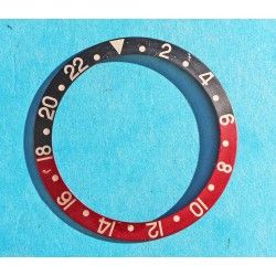 ROLEX Fat Font Serifs bezel watch Insert GMT Master II 16710, 16700, 16760 Sophia Loren, Fat Lady OEM Original FADED