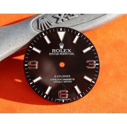 ROLEX CADRAN 3-6-9 NOIR CHIFFRES ARABES MONTRE EXPLORER 214270 Ø30mm CAL 3132