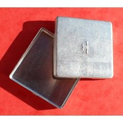 Rolex Vintage 50's Aluminum Watch Parts Tin Box tools Display Container hands, dials, insert, bezel, watchmaker spares