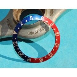 ROLEX INSERT FADED PEPSI ROUGE / BLEU DE MONTRES VINTAGES GMT MASTER 1675, 16750, 16758, 16753 FAT FONT