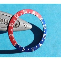 ROLEX INSERT FADED PEPSI ROUGE / BLEU DE MONTRES VINTAGES GMT MASTER 1675, 16750, 16758, 16753 FAT FONT