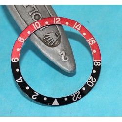 ROLEX Fat Font Serifs bezel watch Insert GMT Master II 16710, 16700, 16760 Sophia Loren, Fat Lady OEM Original FADED