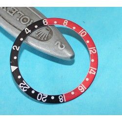 ROLEX Fat Font Serifs bezel watch Insert GMT Master II 16710, 16700, 16760 Sophia Loren, Fat Lady OEM Original FADED