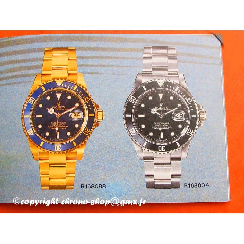 1984 BOOKLET SUBMARINER 5513-16800