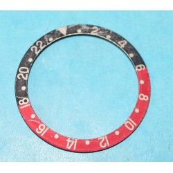 Rolex Fat Font Serifs bezel watch Insert GMT Master II 16710, 16700, 16760 Sophia Loren, Fat Lady OEM Original FADED