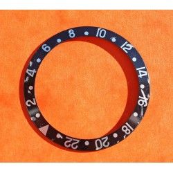 ROLEX VINTAGE & RARE FAT FONT SERIFS INSERT GRADUE DE LUNETTE MONTRES GMT MASTER II 16700, 16710, 16760 FAT LADY