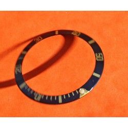 Rolex Mint 90's Glossy Black color Submariner Date Tutone 16803, 16613, 16808, 16618 Gold Watch Bezel Graduated Insert Part