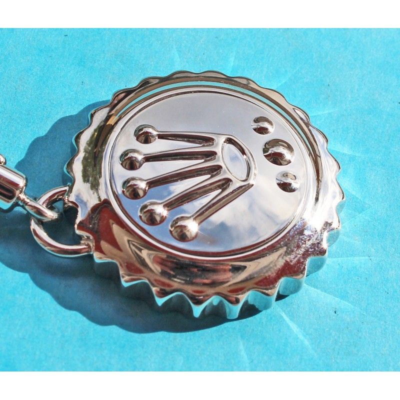 ♛ Collectible Rolex Triplock Submariner crown stainless steel key ring, keychain, holder baselworld 2011, collectables goodies ♛