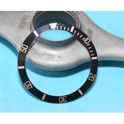 Rolex 90's Glossy Black color Submariner Date Tutone 16803, 16613, 16808, 16618 Gold Watch Bezel Graduated Insert Part