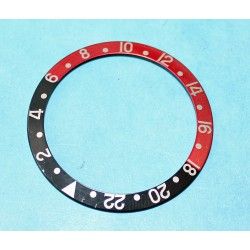 Rolex Fat Font Serifs bezel watch Insert GMT Master II 16710, 16700, 16760 Sophia Loren, Fat Lady OEM Original FADED