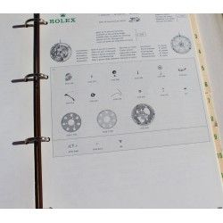 ROLEX RARE CATALOGUE PIÈCES DE RECHANGE MONTRES GUIDE R7