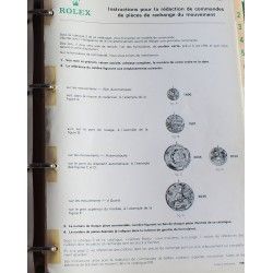 ROLEX R7 RARE TECHNICAL MANUAL COMPLETE MOVEMENT SPARE PART CATALOGUE SERVICE REPAIR INFO WERK