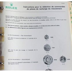 ROLEX R7 RARE TECHNICAL MANUAL COMPLETE MOVEMENT SPARE PART CATALOGUE SERVICE REPAIR INFO WERK