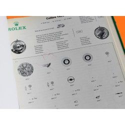 ROLEX RARE CATALOGUE TECHNIQUE PIÈCES DETACHEES DE RECHANGE MONTRES GUIDE R7