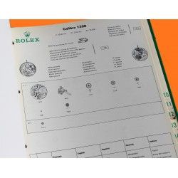 ROLEX RARE CATALOGUE TECHNIQUE PIÈCES DETACHEES DE RECHANGE MONTRES GUIDE R7