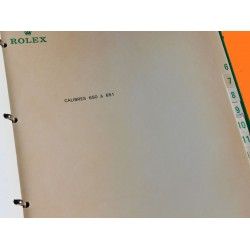 ROLEX R7 RARE TECHNICAL MANUAL COMPLETE MOVEMENT SPARE PART CATALOGUE SERVICE REPAIR INFO WERK