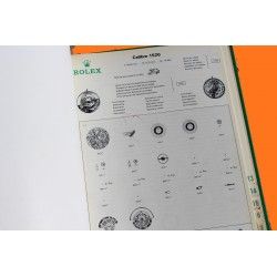 ROLEX R7 RARE TECHNICAL MANUAL COMPLETE MOVEMENT SPARE PART CATALOGUE SERVICE REPAIR INFO WERK