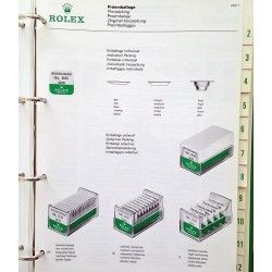 ROLEX RARE CATALOGUE TECHNIQUE PIÈCES DETACHEES DE RECHANGE MONTRES GUIDE R6