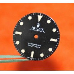 ▄▀▄Cadran montres Rolex 5513 Tritium cerclé Submariner BICCHIERINI, SPIDER, spiderweb, Calibre automatique 1520, 1530▀▄▀