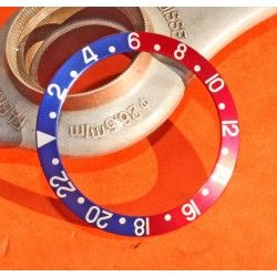 Rolex Mint Factory GMT Master 1675, 16750, 16753, 16758 Pepsi Blue & Red color Bezel Watch Insert Part 24H