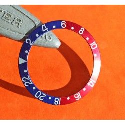 Rolex Mint Factory GMT Master 1675, 16750, 16753, 16758 Pepsi Blue & Red color Bezel Watch Insert Part 24H